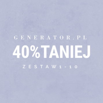 Generator.pl | set 1-10 40% cheaper