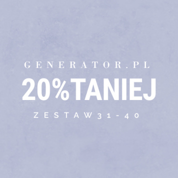 Generator.pl | set 31-40 | 20% cheaper