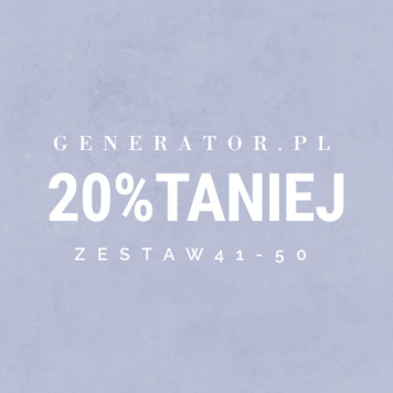 Generator.pl | set 41-50 20% cheaper
